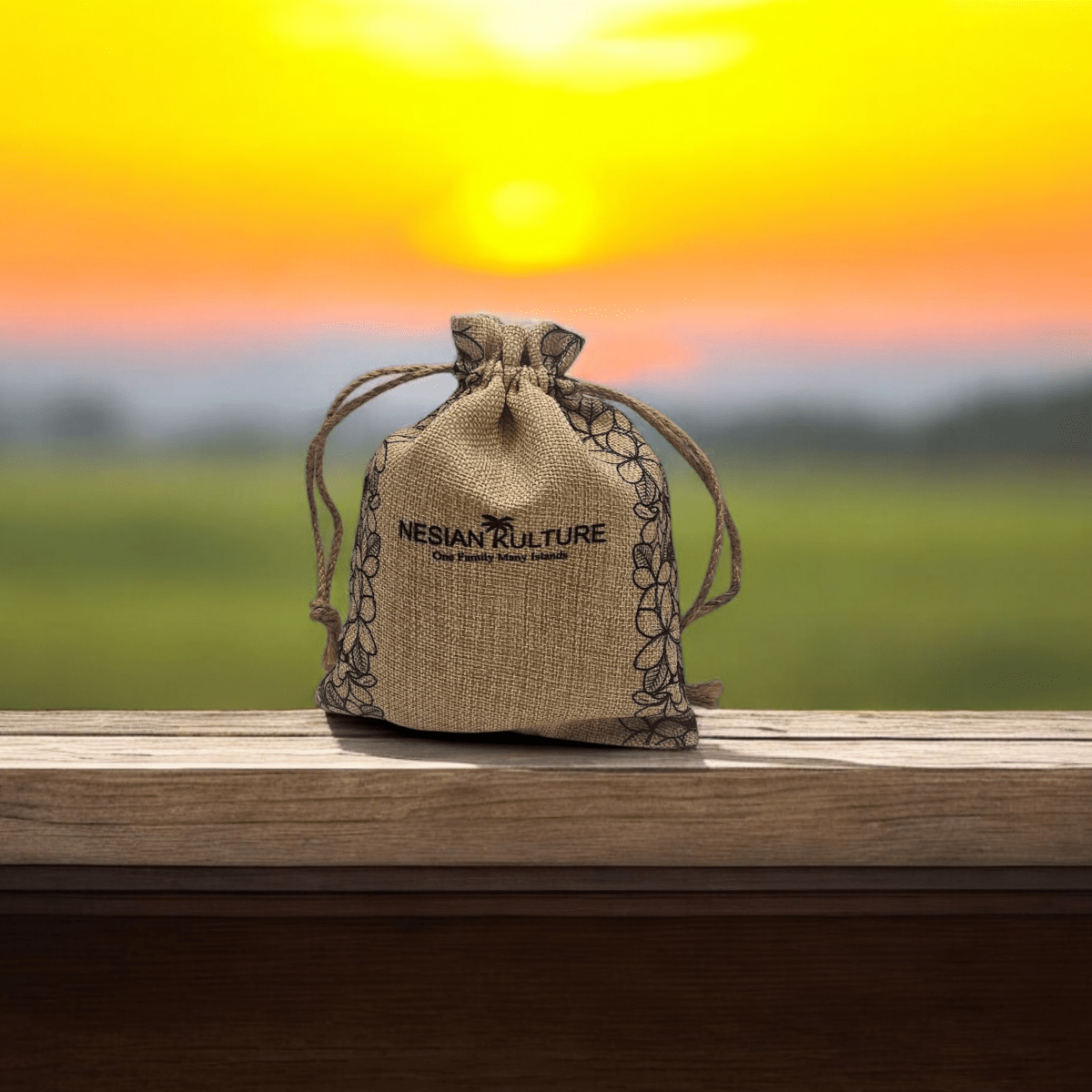 NK Burlap Pouch Bag – Vault Upgrade - Nesian Kulture